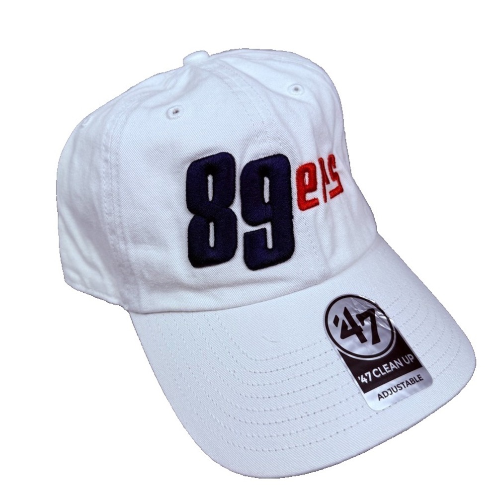 Oklahoma City‎ 89ers Hat Cap White 47 Clean Up Strapback Dad OKC Comets MiLB New